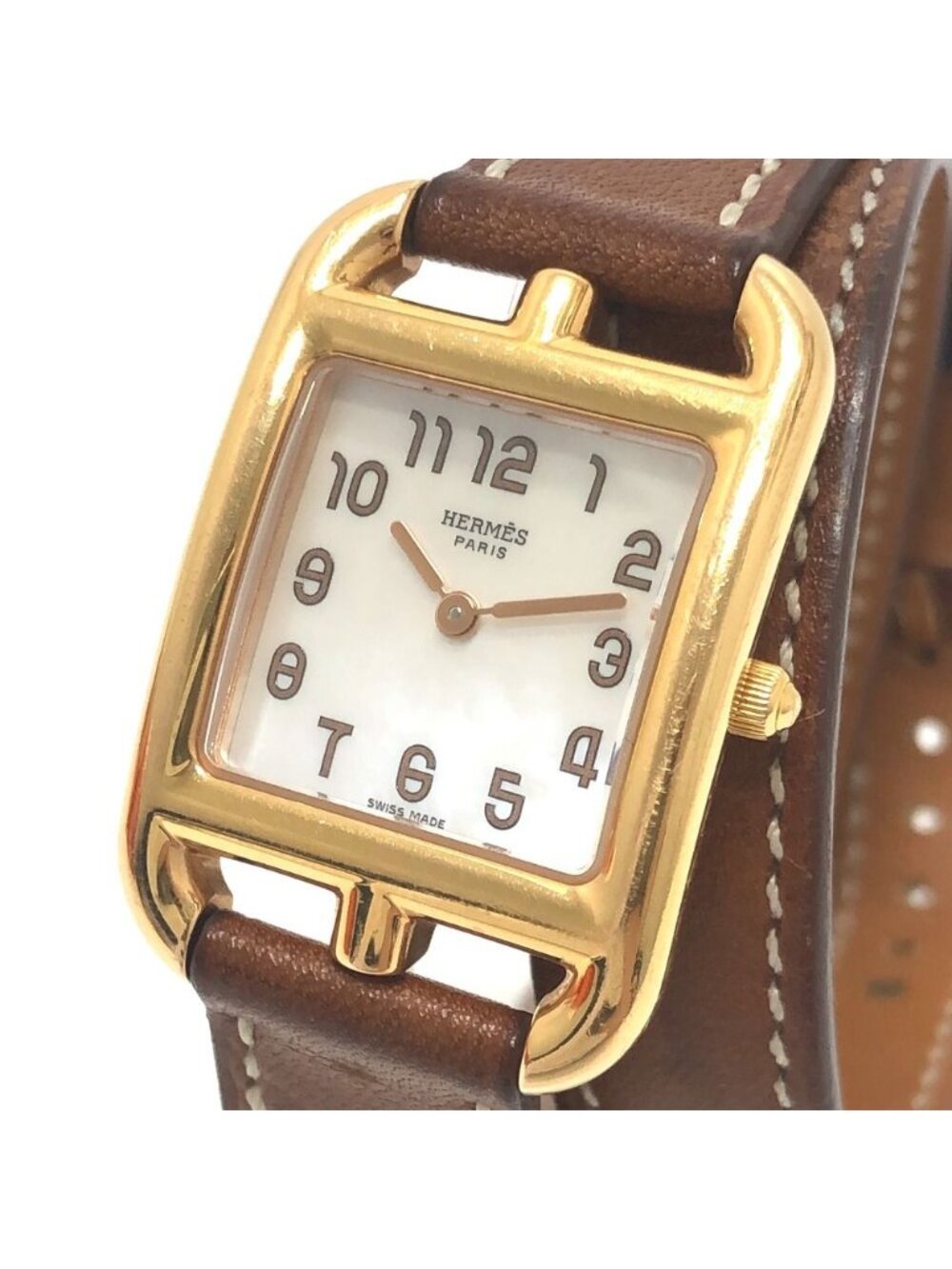 Hermes Watch 18k Pink Gold Cape Cod Double Tour - Picture 4 of 9